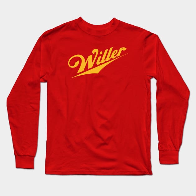 Willer Long Sleeve T-Shirt by BigOrangeShirtShop